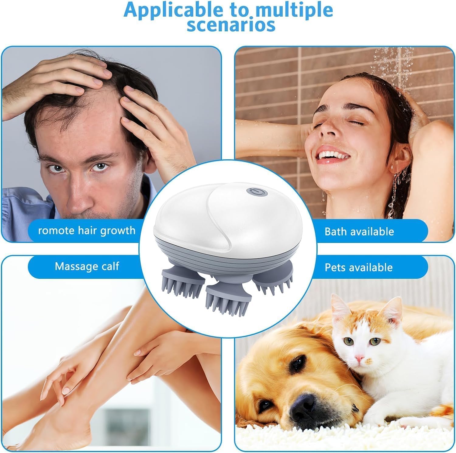 Scalp Head Massager