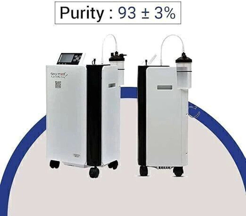 OxyMed Mini 5 LPM Oxygen Concentrator on Rent | 95%±3% Oxygen Purity | Inbuilt Nebulizer