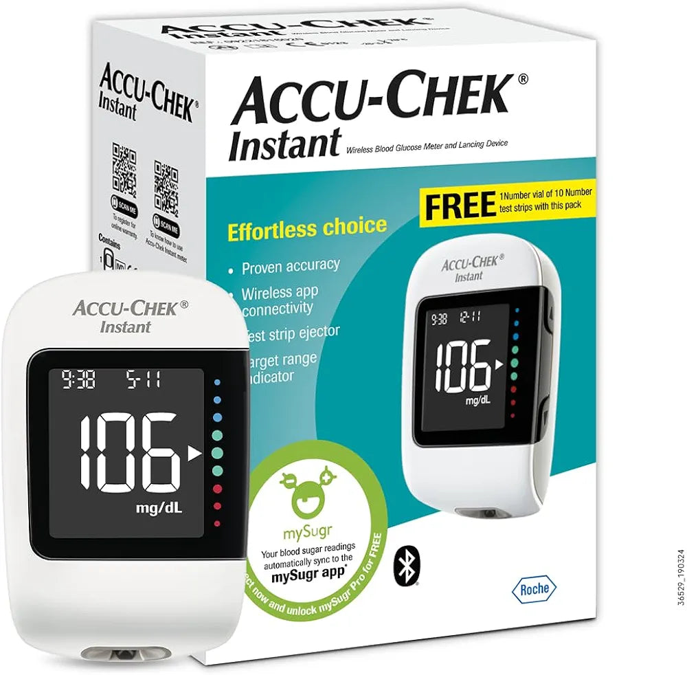 Accu-Chek Instant Glucometer Bluetooth