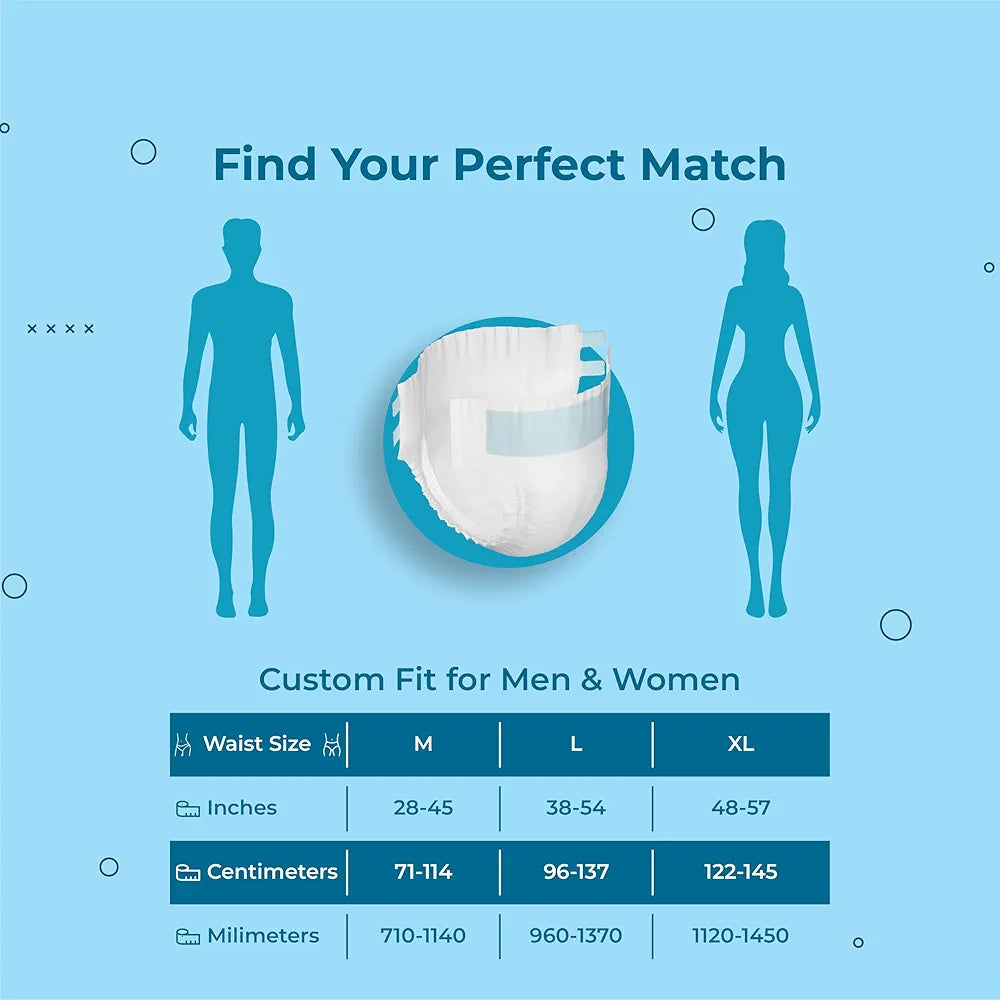 Magna Tape Style Adult Diapers