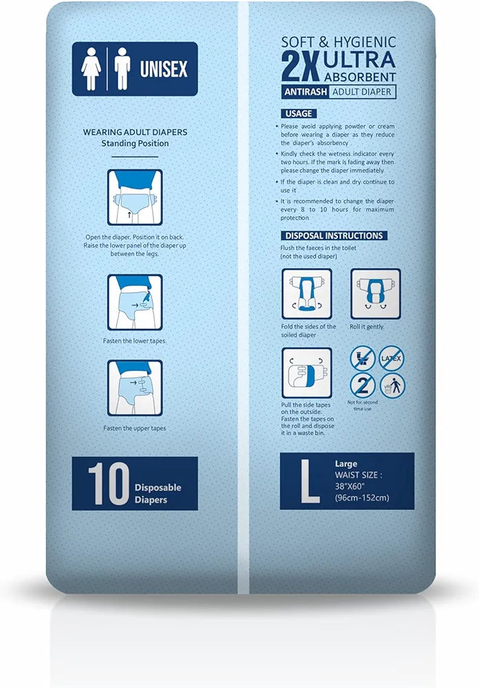 Igiene Adult Diapers (Pack of 3)