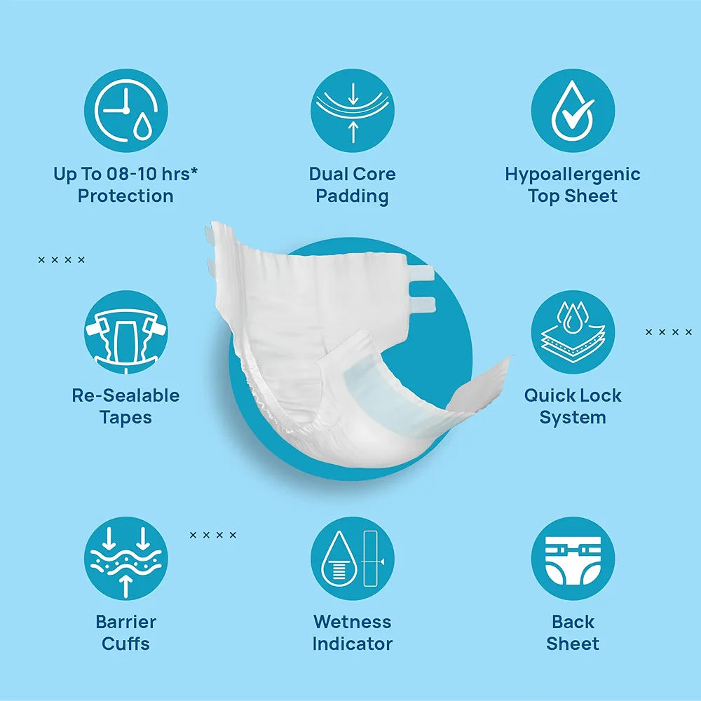 Magna Tape Style Adult Diapers