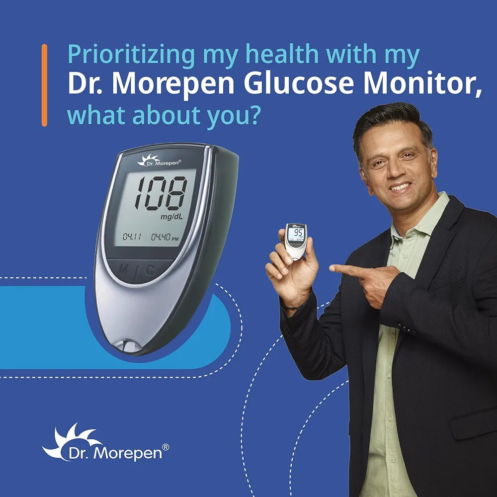 Dr. Morepen Glucometer with 25 Strips