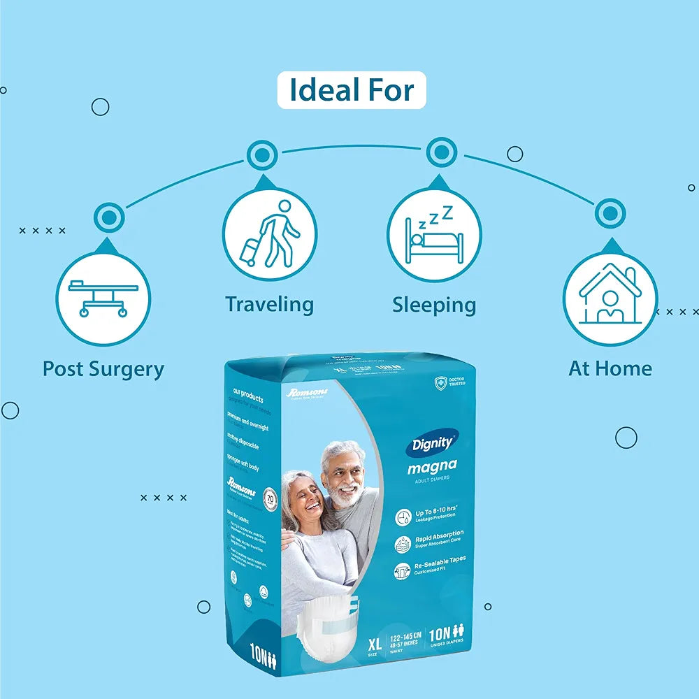 Magna Tape Style Adult Diapers